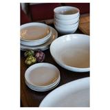 BIA Cordon Bleu Serene 11.75" Serving Bowl All Ceramic/Earthenware/Stoneware in Brown/White | 2.6 H x 11.3 W x 11.4 D in | Wayfair
