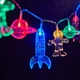 Guirlande lumineuse LED style Spaceman 10 à 20 LED alimentée par batterie décoration féerique
