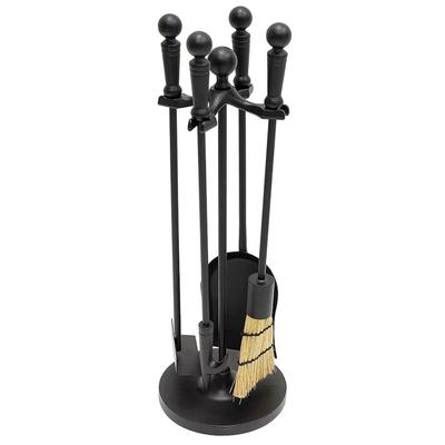 Minuteman International Paxton Set of 5 Mini Fireplace Tools, 22 Inch Tall, Black