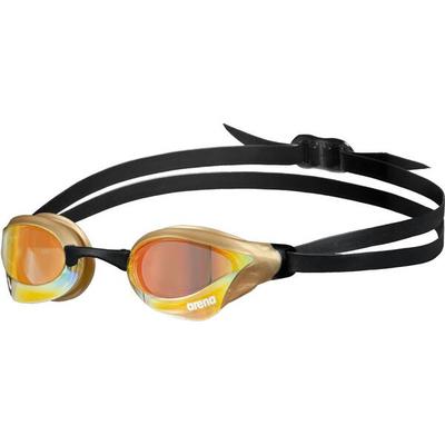 arena Unisex Wettkampf Schwimmbrille Cobra Core Swipe Mirror, Größe - in YELLOW COPPER-GOLD