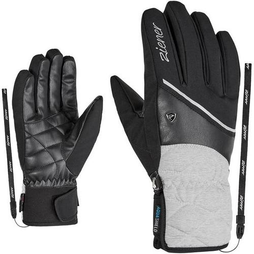 ZIENER Damen Handschuhe KAIKA AS(R) AW lady glove, Größe 6,5 in Grau