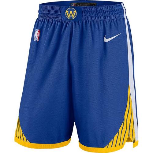 Herren Fanhose GSW M NK SWGMN SHORT ROAD, Größe L in Blau