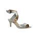 Wide Width Women's Soncino Sandals by J. Renee® in Taupe Metallic (Size 7 W)