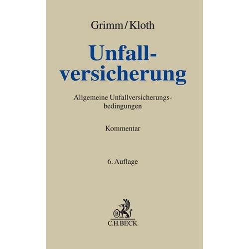 Unfallversicherung - Andreas Kloth, Wolfgang Grimm, Leinen