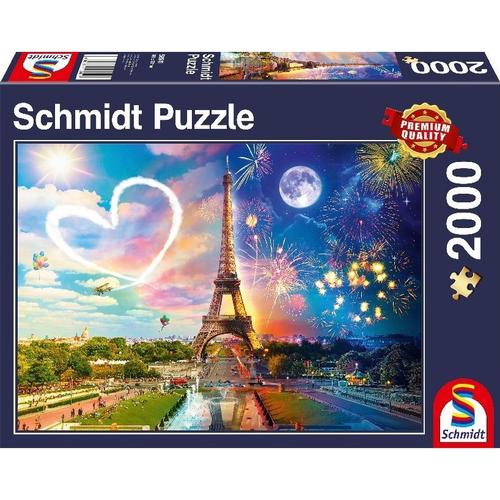 Schmidt Puzzle 2000 - Paris - Tag Und Nacht (Puzzle)
