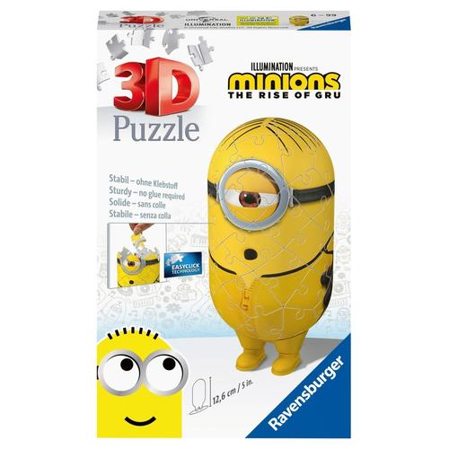 Ravensburger Puzzle - Ravensburger 3D Puzzle Minion Kung Fu 11230 - Minions 2 - 54 Teile - Für Minion Fans Ab 6 Jahren