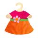 Puppenkleidung Kleid Maya (28-35Cm) In Orange/Pink