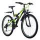 Ks Cycling Mountainbike Fully Atb 26" Topeka (Farbe: Schwarz-Grün)