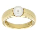 Orolino Ring 585/- Gold Akoya Zuchtperle Weiß Glänzend (Größe: 060 (19,1))