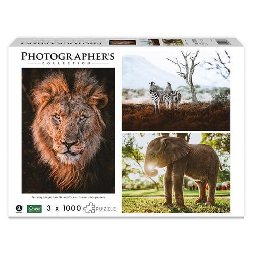 Photographer's Collection - Wildtiere Afrika 3X1000 Teile (Puzzle)