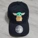 Disney Accessories | Disney Star Wars Baby Yoda Grogu Hat Baseball Cap | Color: Black/Green | Size: Os