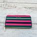 Kate Spade Bags | Kate Spade Wrapping Paper Pink Green Saffiano Leather Large Continental Wallet | Color: Black/Pink | Size: Os