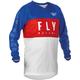 Fly Racing F-16 Youth Jersey, white-red-blue, Size XL