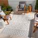 Maunawili 5'3" x 7'7" Outdoor Farmhouse Moroccan Blue/Gray/Navy/Oatmeal/Off White/Pale Blue/Taupe/Medium Gray Outdoor Area Rug - Hauteloom