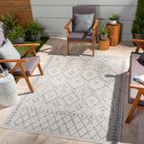 Maunawili 2' x 2'11" Outdoor Farmhouse Moroccan Blue/Gray/Navy/Oatmeal/Off White/Pale Blue/Taupe/Medium Gray Outdoor Area Rug - Hauteloom