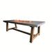 Elementi Sonoma Concrete Dining Table Fire Pit, Propane, 45,000 BTU, Auto-Ignition