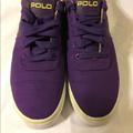 Polo By Ralph Lauren Shoes | Men’s Hanford Purple Polo Ralph Lauren Sneakers Size 9d | Color: Purple | Size: 9