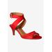 Wide Width Women's Soncino Sandals by J. Renee® in Red (Size 8 1/2 W)