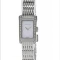 Gucci Accessories | Gucci Petite S- Steel Mop Dial Diamond Bezel Women's Watch | Color: Silver | Size: Os