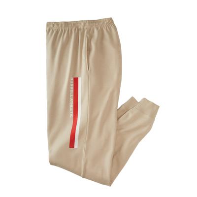 Men's Big & Tall Russell® Fleece Jogger Pants by Russell Athletic in Oatmeal (Size 4XL)