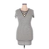 Heart & Hips Casual Dress - Bodycon: White Print Dresses - Women's Size X-Large