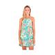 Hurley Damen Kate Tie Dress Lässiges Kleid, Hawaiianischer Garten, S