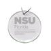 Nova Southeastern Sharks 3'' Glass Round Ornament