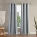 Latitude Run® Faye Synthetic Solid Blackout Thermal Grommet Curtain Panels Synthetic in Gray/Brown | 96 H in | Wayfair