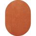 White 60 x 36 x 0.4 in Area Rug - Wade Logan® Amair Solid Color Area Rugs Orange Polyester | 60 H x 36 W x 0.4 D in | Wayfair