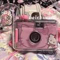 Appareil photo Hello Kitty pour filles dessin animé mignon rose coeur de pêche cadeau d'amour