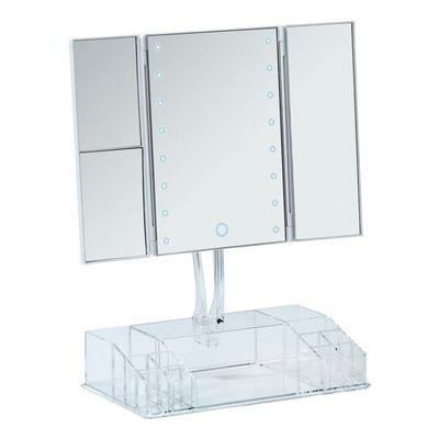 Wenko LED-Standspiegel mit Organizer »Fanano« weiß Image