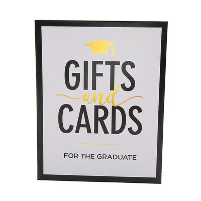 Grad Gift And Card Sign, Home Decor, 1 Piece