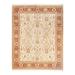 Overton Hand Knotted Wool Vintage Inspired Traditional Mogul Ivory Area Rug - 8' 3" x 10' 1"