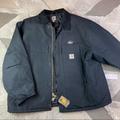 Carhartt Jackets & Coats | New Carhartt C003-Blk Big & Tall Arctic Quilt Lined Duck Coat In Black | Color: Black | Size: 4xl