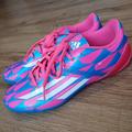 Adidas Shoes | Adidas Euc Rare F10 Indoor Soccer Shoes 7.5 | Color: Blue/Pink | Size: 7.5