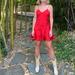 Victoria's Secret Dresses | 90s Satin Sweetheart Mini Slip Dress | Color: Red | Size: S