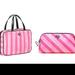 Pink Victoria's Secret Bags | 2pcs Victoria’s Secrets Makeup Bags | Color: Red/White | Size: Os