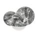 Godinger Silver Art Co Areca Porcelain 12 Piece Dinnerware Set Porcelain/Ceramic in Black/Gray/White | Wayfair 70007