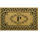 World Menagerie Byrdstown Letter Non-Slip Outdoor Door Mat Coir, Ceramic | Rectangle 2'6" x 4' | Wayfair 782B332ADD58415D98A8B11CA61BB3C1