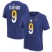 Youth Nike Matthew Stafford Royal Los Angeles Rams Super Bowl LVI Name & Number T-Shirt