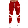 Pantalon de survêtement en coton pour homme pantalon long de fitness pantalon de course