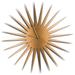 Adam Schwoeppe 'MCM Starburst Clock Bronze' Midcentury Modern Style Wall Clock