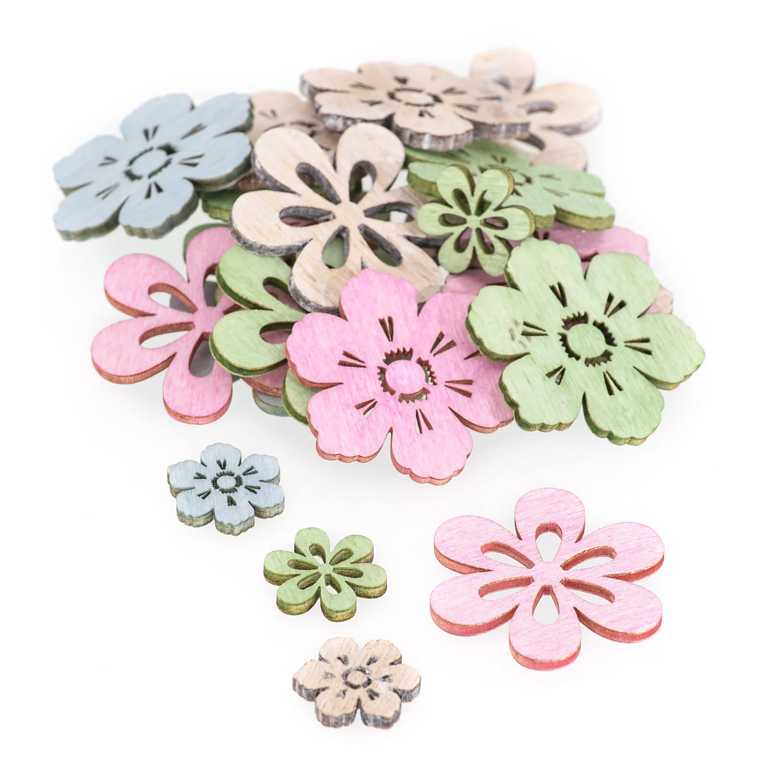 Streuteile Blüten, 2–4 cm, 40 Stück