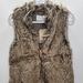 Zara Jackets & Coats | New Zara Girls Faux Fur Vest - Size 11/12 | Color: Brown | Size: 12g