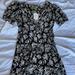 Anthropologie Dresses | Anthropologie Black & White Silk Dress (Size M) | Color: Black/White | Size: Medium (4/6)