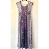 Free People Dresses | Free People Striped Purple Dress | Color: Purple/White | Size: 2