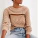 Anthropologie Sweaters | Anthropologie Cable-Knit Sweater Tank Set | Color: Tan | Size: L