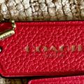 Coach Accessories | 1 Left! New Red Micky Mouse W/Gold Stamp Limited Edition Coach Hang Tag $24 | Color: Gold/Red | Size: Os