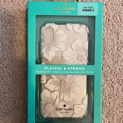 Kate Spade Cell Phones & Accessories | Kate Spade Iphone X Flexible Hardshell Case | Color: Cream | Size: Os