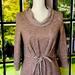Anthropologie Dresses | Anthropologie Tie Front Dress | Color: Brown | Size: S